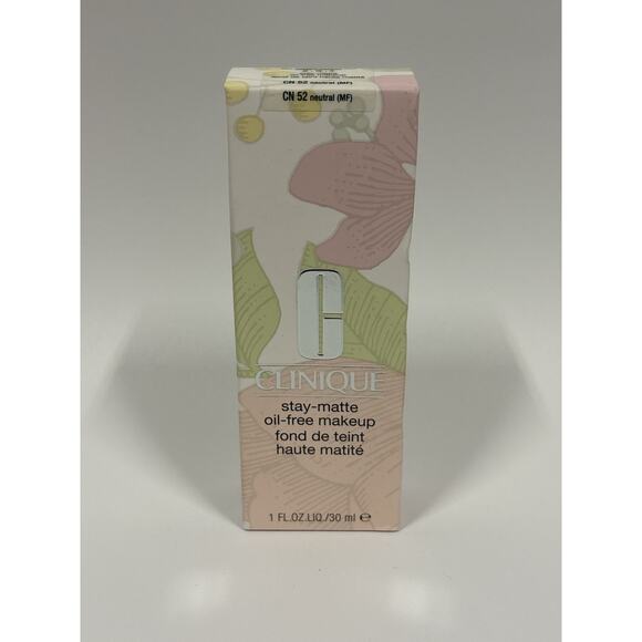 Clinique Other - Clinique Stay Matte Oil Free Makeup CN 52 Neutral (MF) BNIB SEALED